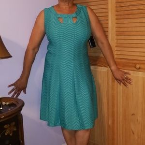 NWT seafoam green fit and flare dress